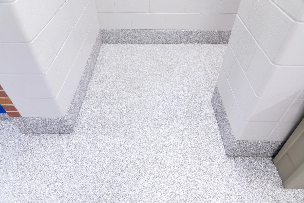 pewter floor coating