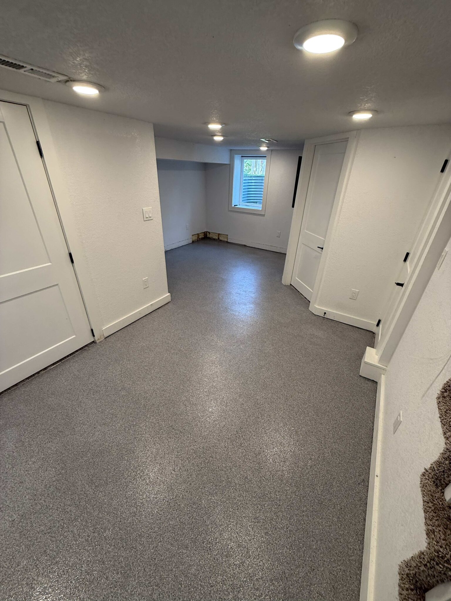 polyaspartic basement floor coating