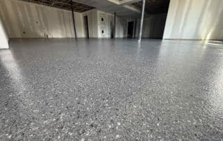 onyx colored basement floor coating