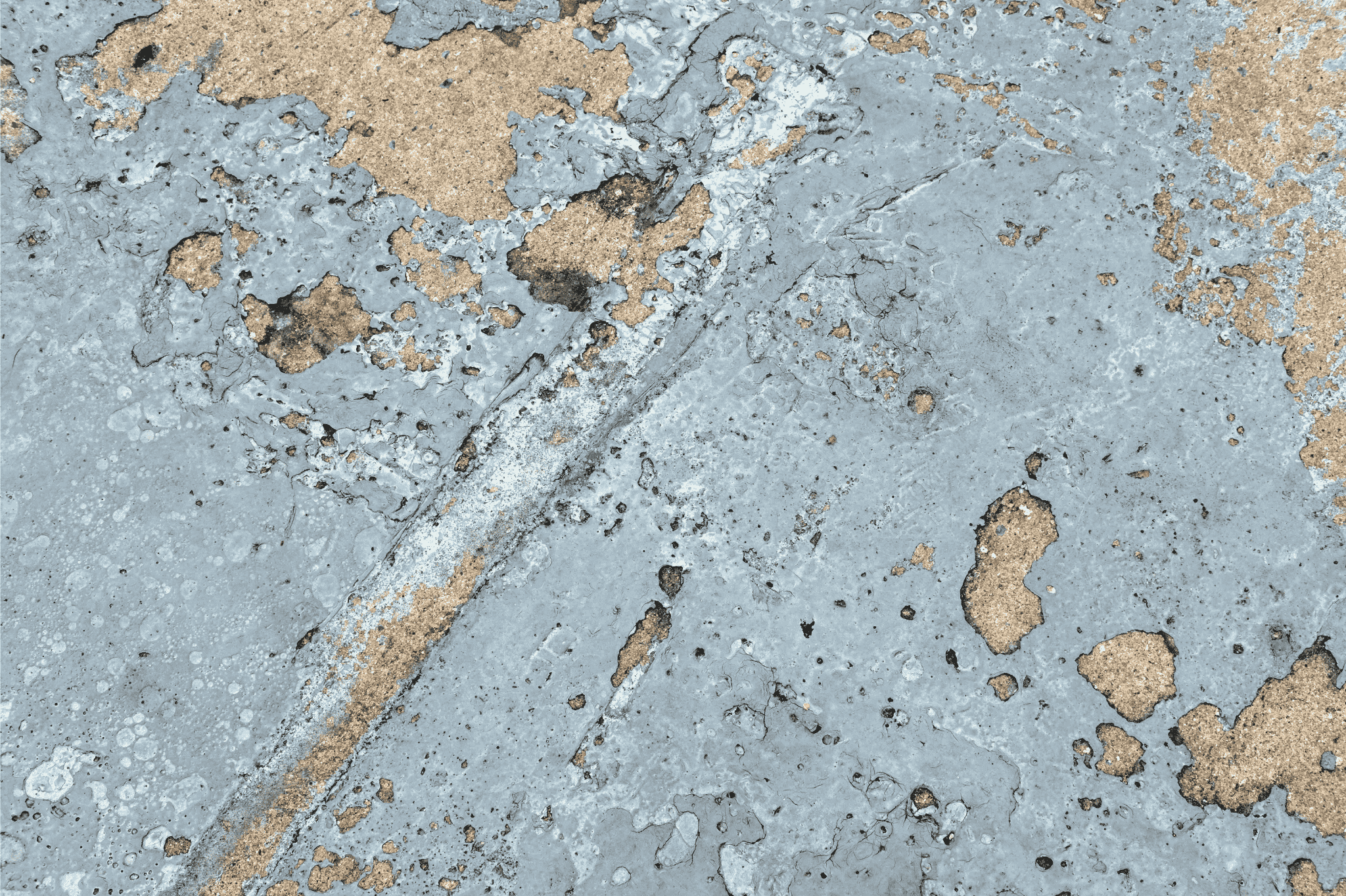 Painted garage floor