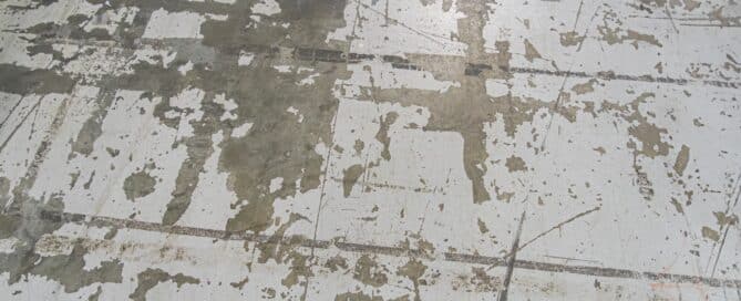 Painted garage floor