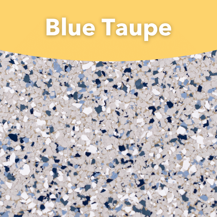 blue taupe flake